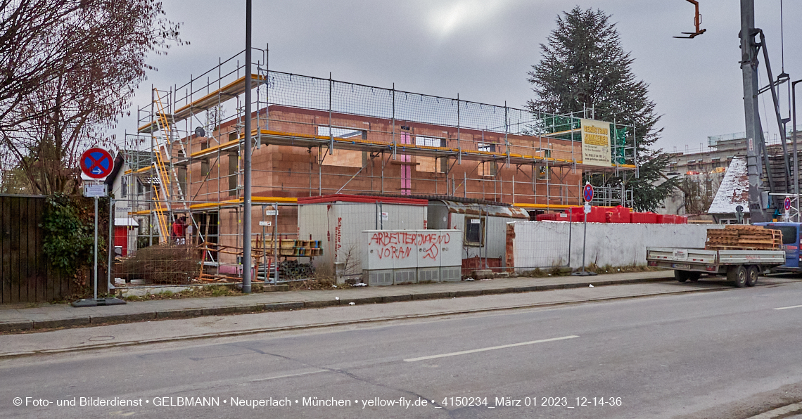 01.03.2023 - Baustelle an der Niederalmstraße 16